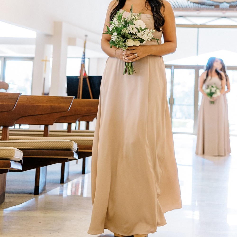 David’s bridal bridesmaids dress